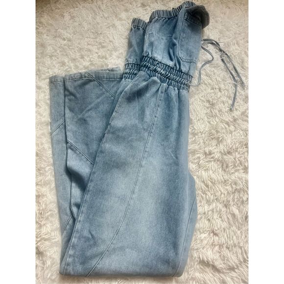 Denim TUBE JUMPSUIT - Picture 3 of 6